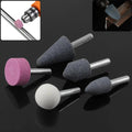 '-5 Pcs Shank Abrasive Mounted Stone (Multicolour)