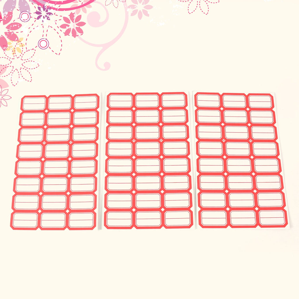 Printable Label Sticker Sheets