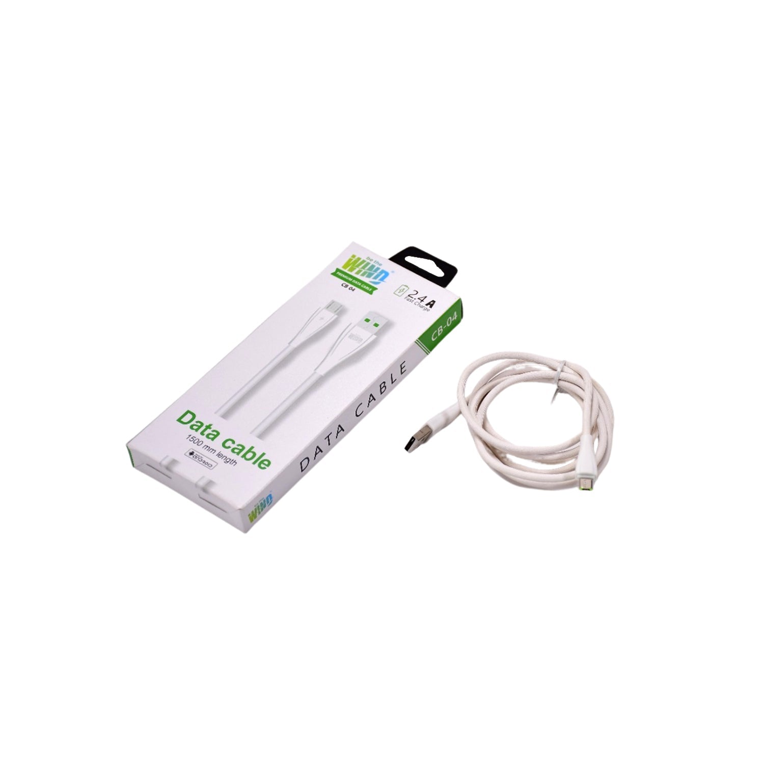 Durable Type C charging cable.