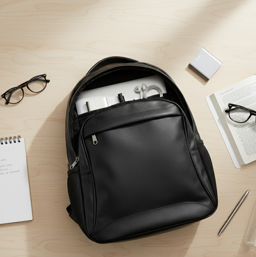 Slim, Durable Water-Resistant Unisex Laptop Backpack – College Bag
