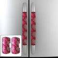 Polyester Fridge Handle Cover Set for Refrigerator Types (2 Pcs, Multi Design)