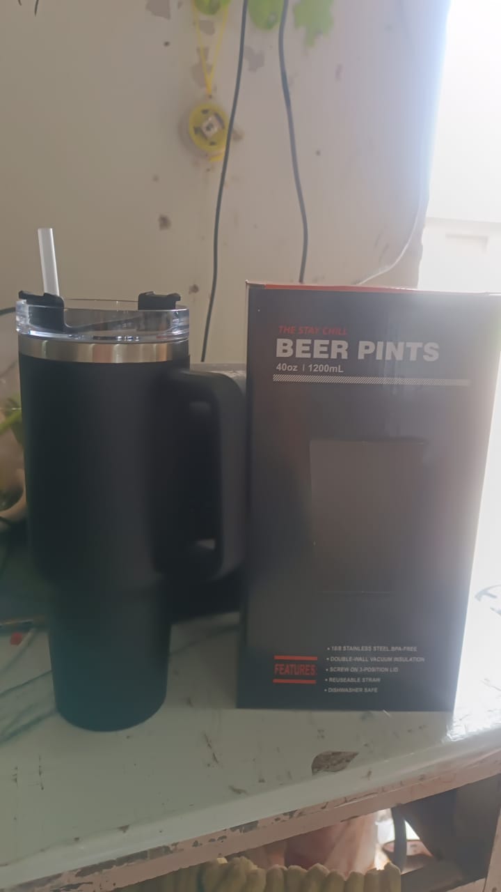 Premium 1200 ML Stainless Steel Vacuum Insulated Travel Mug  (1200ML / 1 Pc)